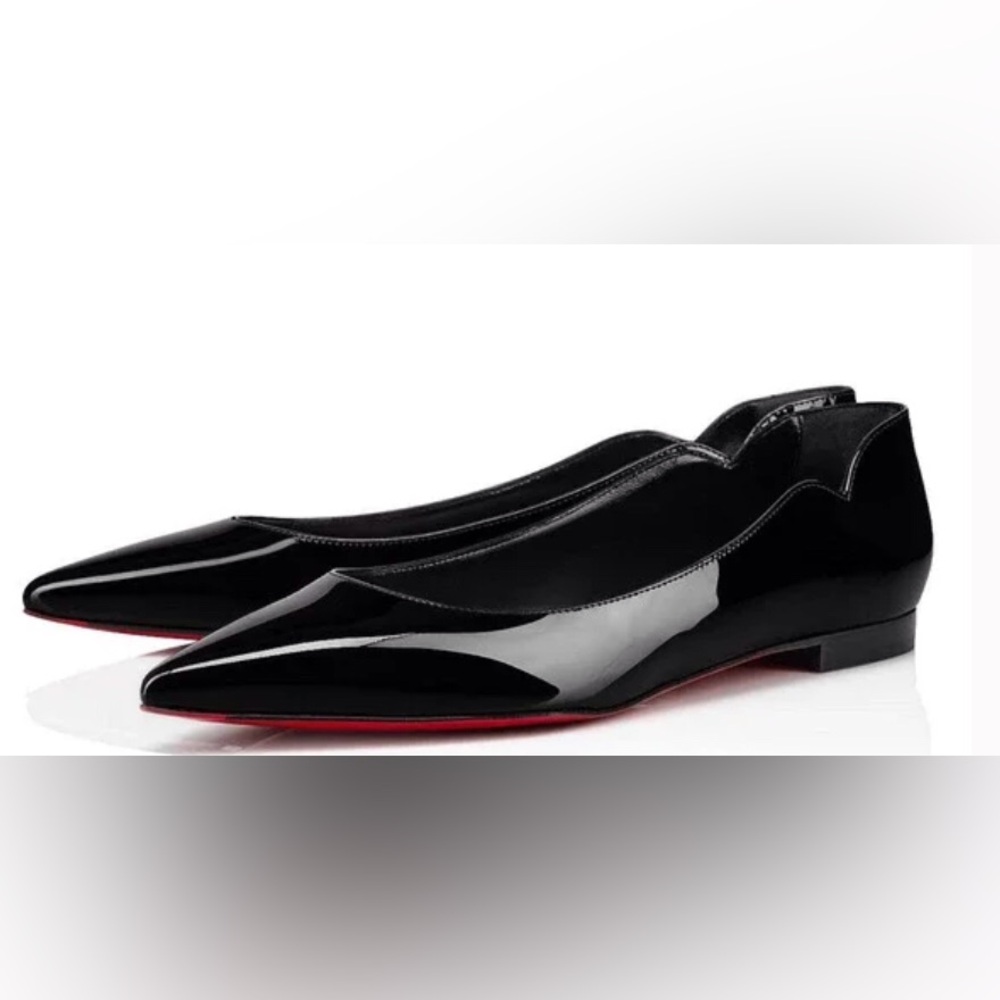 NIB Christian Louboutin Ballerina Patent Leather - Picture 2 of 9